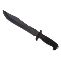 Cutit tactic, IdeallStore®, Military Combat, 34 cm, Negru - 5
