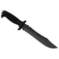 Cutit tactic, IdeallStore®, Military Combat, 34 cm, Negru - 6
