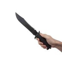 Cutit tactic, IdeallStore®, Military Combat, 34 cm, Negru - 2