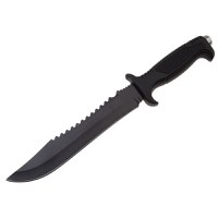 Cutit tactic, IdeallStore®, Military Combat, 34 cm, Negru - 4