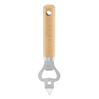 Desfacator capace sticle cu maner din lemn, AMBITION Natural - 1