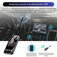 Detector Anti-Spionaj T2 CLC SmartGear, AI, detectie camere, microfoane, reportofoane, GPS, trackere, protectie avansata - 5
