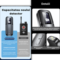 Detector camere ascunse, microfoane, localizator GPS, reportofoane - AK500 - 3