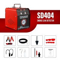 Detector de scurgeri cu aer si fum Techstar® sd404, cu manomentru, protectie la supraincalzire - 11