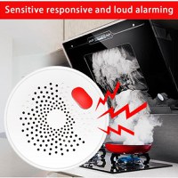 Detector de scurgeri de gaz inteligent Techstar®, Wi-Fi, Notificari in Aplicatiile Tuya si SmartLife, Alarma inclusa - 1