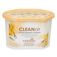 Dezumidificator pasiv cleanair, capacitate 230g, aroma vanilie, portocaliu-transparent - 1