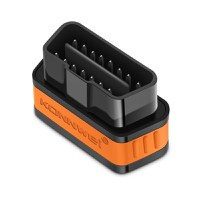 Diagnoza auto OBD2 KONNWEI KW901, Bluetooth 5.0, Buton ON-OFF, compatibil Android iOS, ELM 327 OBDII, Negru/Orange - 5