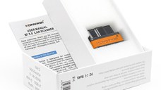 Diagnoza auto OBD2 KONNWEI KW901, Bluetooth 5.0, Buton ON-OFF, compatibil Android iOS, ELM 327 OBDII, Negru/Orange