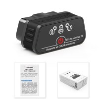 Diagnoza auto OBD2 KONNWEI KW901, Bluetooth 5.0, Buton ON-OFF, compatibil Android iOS, ELM 327 OBDII, Negru - 1