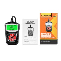 Diagnoza OBD2 KONNWEI KW310, Black, Afisare Erori + Descriere, Resetari, Live Data, ELM 327 OBDII - 6