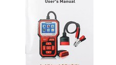 Diagnoza si Tester Baterie Auto 2in1 Konnwei KW681, 6V si 12V, Bluetooth 5.0 Testare Tensiune, Pornire la Rece