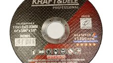 Disc de taiere Kraft&Dele KD1991, 115mm pentru metal