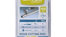 Discuri taiere 100 pcs, EXTOL CRAFT, 903762, Max. 32 000/min., ⌀24mm-70x