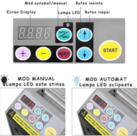 Dispenser Automat de Taiat Banda Adeziva, Functii Duble, LED, Usor de Transportat, Pentru Ambalare, Diverse Dimensiuni - 3