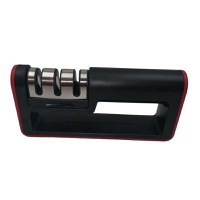 Dispozitiv de ascutit cutite si satare, 3 moduri, plastic, negru - 2