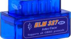 Dispozitiv OBD II pentru diagnoza auto, ELM327 Bluetooth, compatibil multimarca