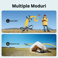 Drona cu Telecomanda S20, Camera 4K WiFi 5G, Pliabila, 90° Ajustabila, Pozitionare, 36 min Autonomie, 2 Baterii, Geanta - 8
