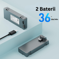 Drona cu Telecomanda S20, Camera 4K WiFi 5G, Pliabila, 90° Ajustabila, Pozitionare, 36 min Autonomie, 2 Baterii, Geanta - 2