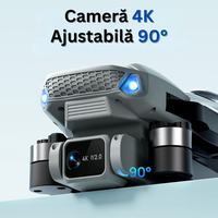 Drona cu Telecomanda S20, Camera 4K WiFi 5G, Pliabila, 90° Ajustabila, Pozitionare, 36 min Autonomie, 2 Baterii, Geanta - 7