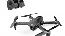Drona pliabila cu camera si lumini LED, decolare si aterizare automata, 54x8x37cm, negru
