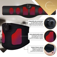 Echipament EMS pentru Slabit, Tonifierea Muschilor-Abdomen, Centura pentru Exercitii Fitness, Marime Universala - 3