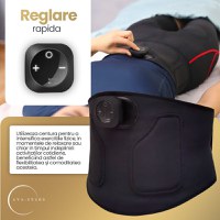 Echipament EMS pentru Slabit, Tonifierea Muschilor-Abdomen, Centura pentru Exercitii Fitness, Marime Universala - 4