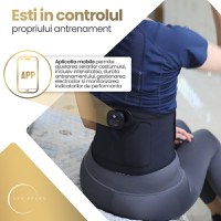 Echipament EMS pentru Slabit, Tonifierea Muschilor-Abdomen, Centura pentru Exercitii Fitness, Marime Universala - 5