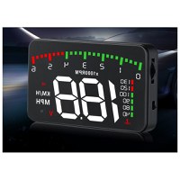 Ecran HUD Techstar® Head-Up Display, Proiector Parbriz, Afisare Multiple Informatii, Conexiune OBD2 - 5