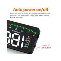 Ecran HUD Techstar® Head-Up Display, Proiector Parbriz, Afisare Multiple Informatii, Conexiune OBD2 - 1