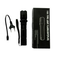 Electrosoc Lanterna tip Police, Aluminiu, 1000KV, LED, negru - 4