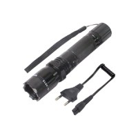 Electrosoc Lanterna tip Police, Aluminiu, 1000KV, LED, negru - 1