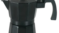 Espressor aragaz, 6 cesti, 300ml, aluminiu, DOMOTTI Negra