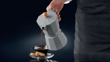 Espressor aragaz, 6 cesti, 300ml, gri, AMBITION Natural