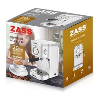 Espressor de cafea Zass ZEM 08, alb - 3