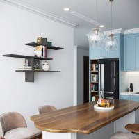 Etajera de perete, Hanah Home, pal melaminat, antracit, 123x80.5x22 cm - 5