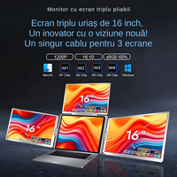 Extensie 3 ecrane pentru laptop, 3*16 inch, full HD, IPS, sRGB 100%, 1920*1200, USB Type-C/USB Type A - 8