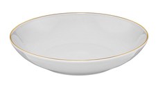 Farfurie adanca 22.5cm, portelan, gri, AMBITION Royal