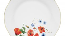 Farfurie desert 18 cm, portelan, DOMOTTI Poppies