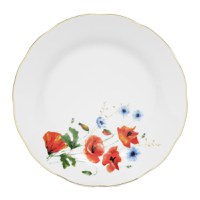 Farfurie desert 18 cm, portelan, DOMOTTI Poppies - 1