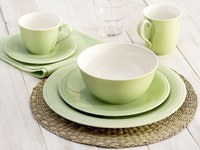Farfurie desert 21cm, verde, portelan, AMBITION Sweet - 2