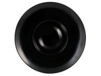 Farfurie din ceramica pentru paste 24 cm, negru - 6
