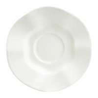 Farfurioara suport ceasca 11cm, crem, ceramica, AMBITION Diana Rustic - 2