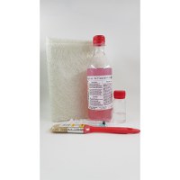 Fibra de sticla si rasina poliesterica pentru reparatii piscine , ambarcatiuni , tuning auto - SMALL kit - 1