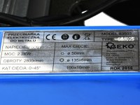 Fierastrau electric pentru taiat metal, 2.2KW, 400mm, GEKO G81025 - 4
