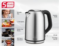 Fierbator electric din inox Trisa Compact Boil 6455.7512, 1,7 L, argintiu - 2