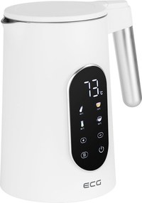 Fierbator electric ECG RK 1799 Smart White, 1.7 litri, 2200 W, pereti dubli, panou tactil, functii presetate, alb - 5
