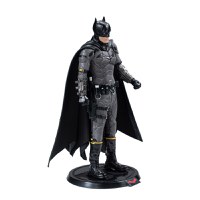 Figurina articulata de colectie Batman, Dark Vengeance, 18 cm, gri, stativ inclus - 1