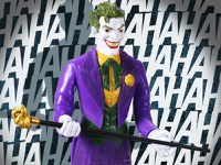 Figurina articulata de colectie The Joker, Classical Era, 18 cm, mov, stativ inclus - 2