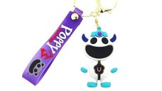 Figurina breloc, IdeallStore®, The Smiling Critters,Plastic cauciucat, 10 cm