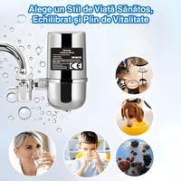 Filtru de Apa Robinet, 7 Nivele de Filtrare, Montare Usoara, Elimina Clorul, Mirosul Neplacut, Cartus Reutilizabil. - 5